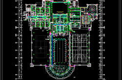 某大运动中心全套电气施工图(强弱电装修智能化）