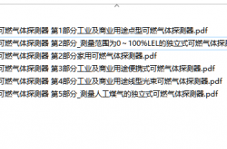 GB 15322.1~5  可燃气体探测器