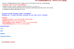 电气专业标准规范大全（2024年12月07日）