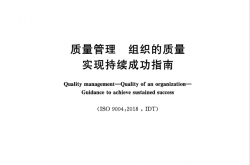 GBT-19004-2020 质量管理—组织的质量—实现持续成功指南