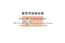 GB 8918-2006 重要用途钢丝绳