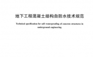 JCT 60014-2022 地下工程混凝土结构自防水技术规范