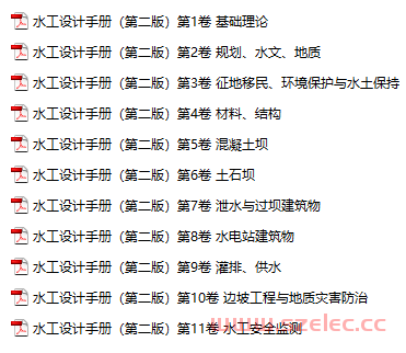 水工设计手册（第二版）
